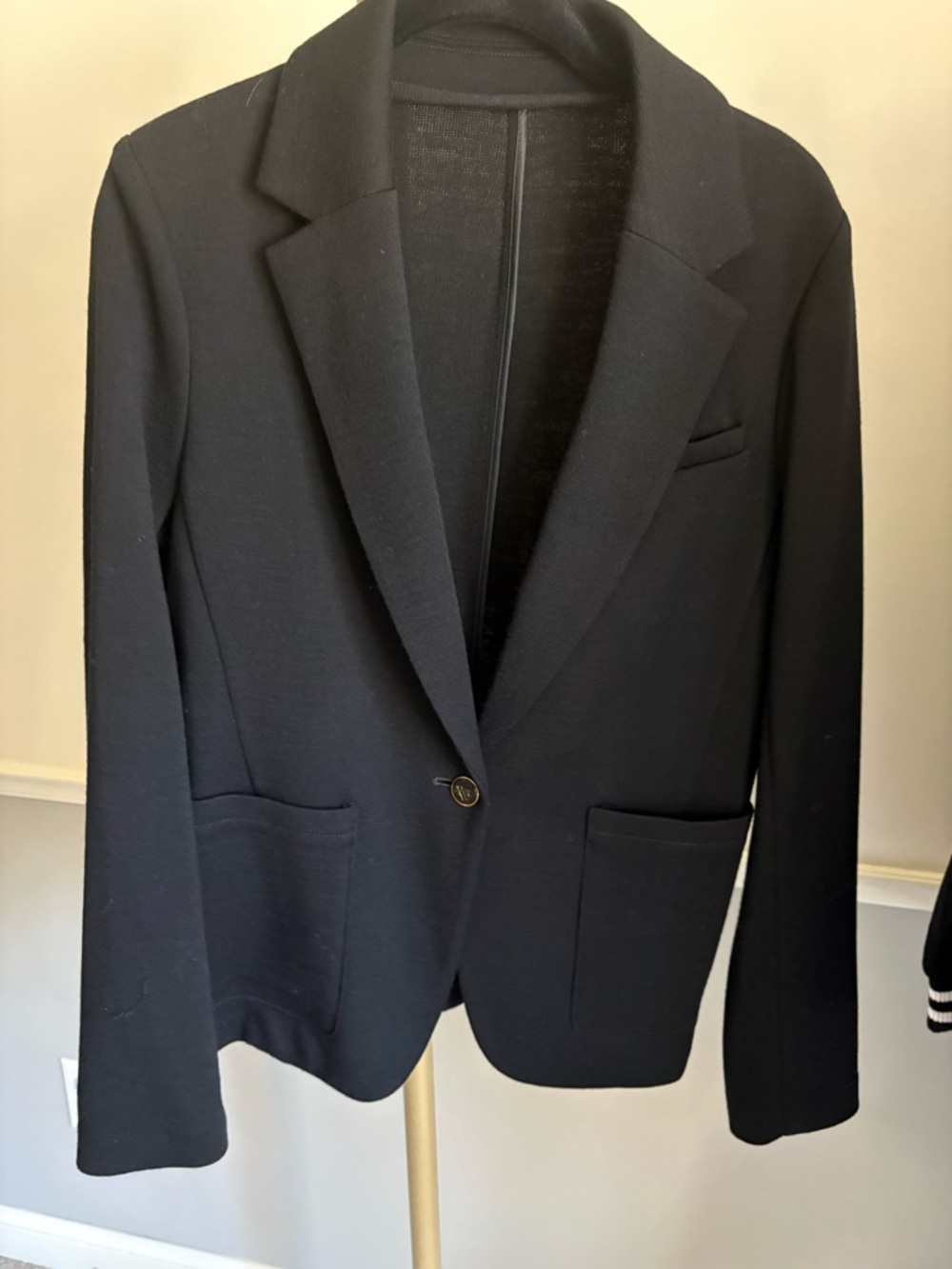 Classic Banana Republic Knit All Season 100% Wool Jacket Blazer